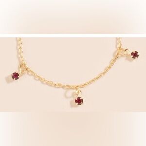 January birthstone dazzling bracelet with Swarovski crystals
